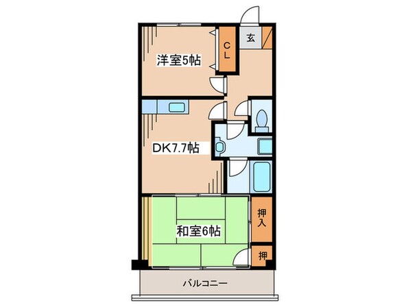 マンションエクセレントの物件間取画像